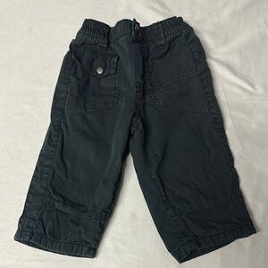 Mexx - Black Casual Cotton Blend Bottoms with Elastic Waistband